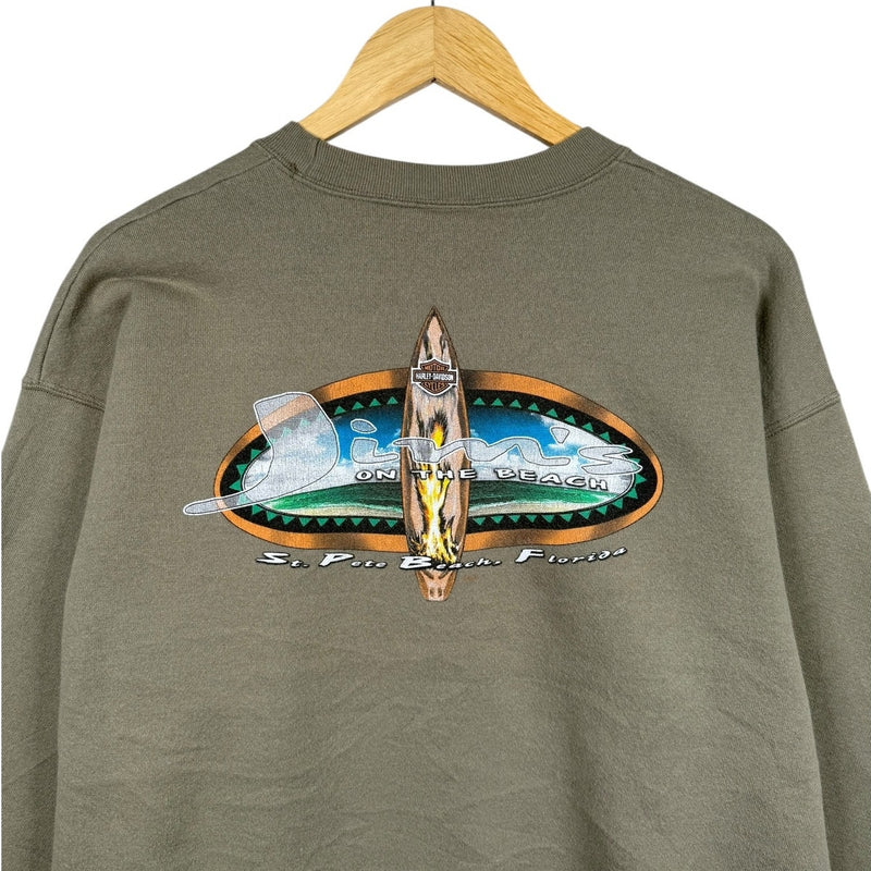 Vintage Harley Davidson Jim’s on the Beach Crewneck