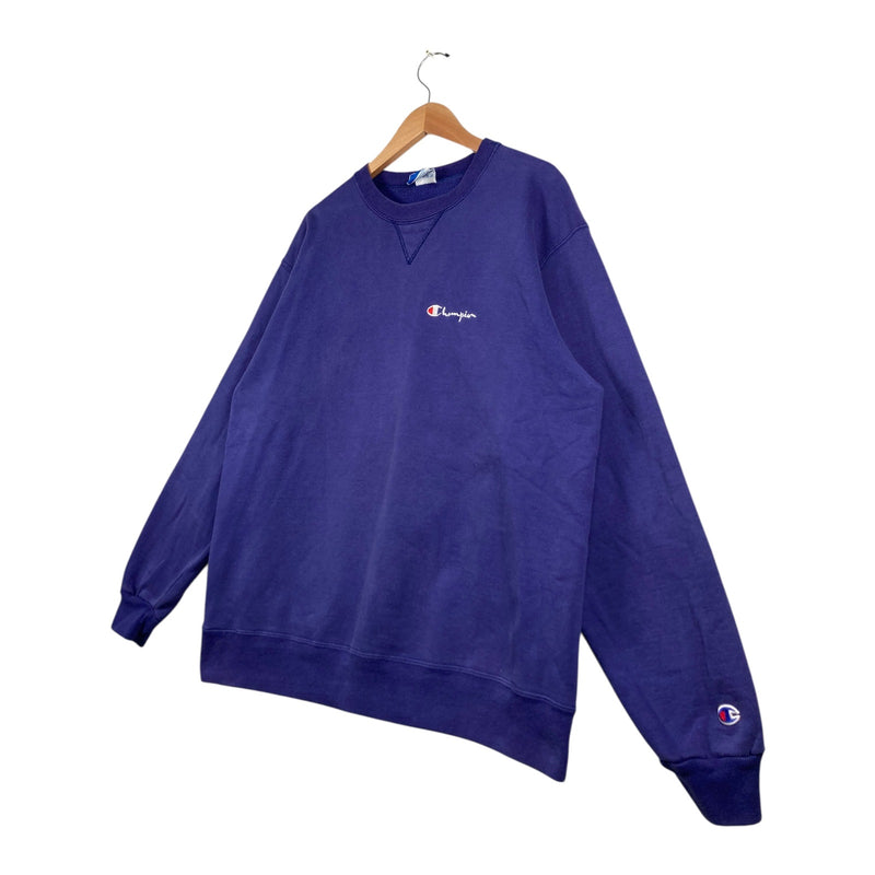 Vintage Champion Logo Embroidered Crewneck