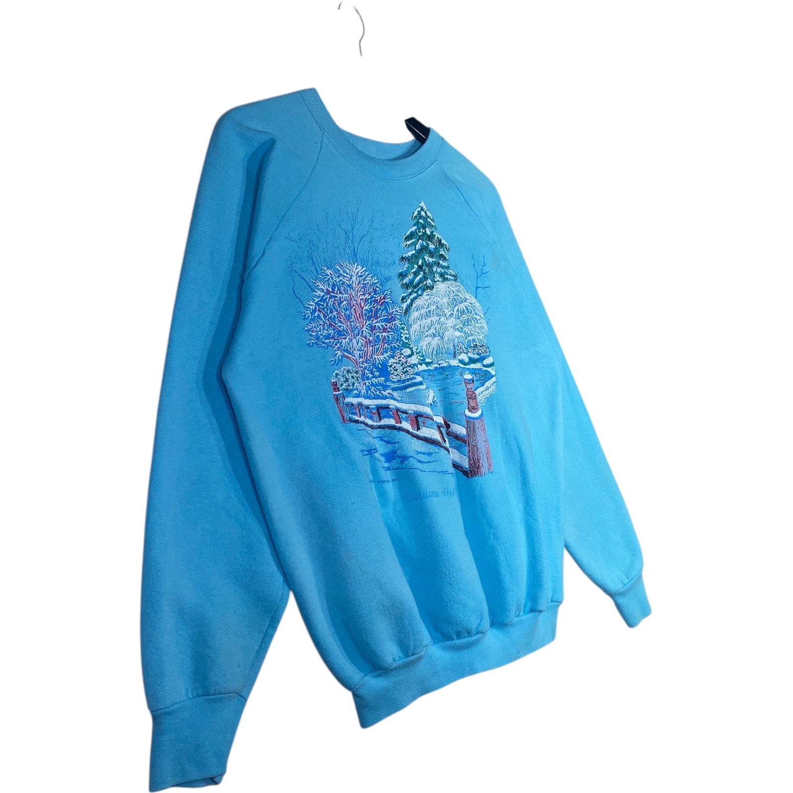 Vintage Winter Picture Escalante, Utah Crewneck