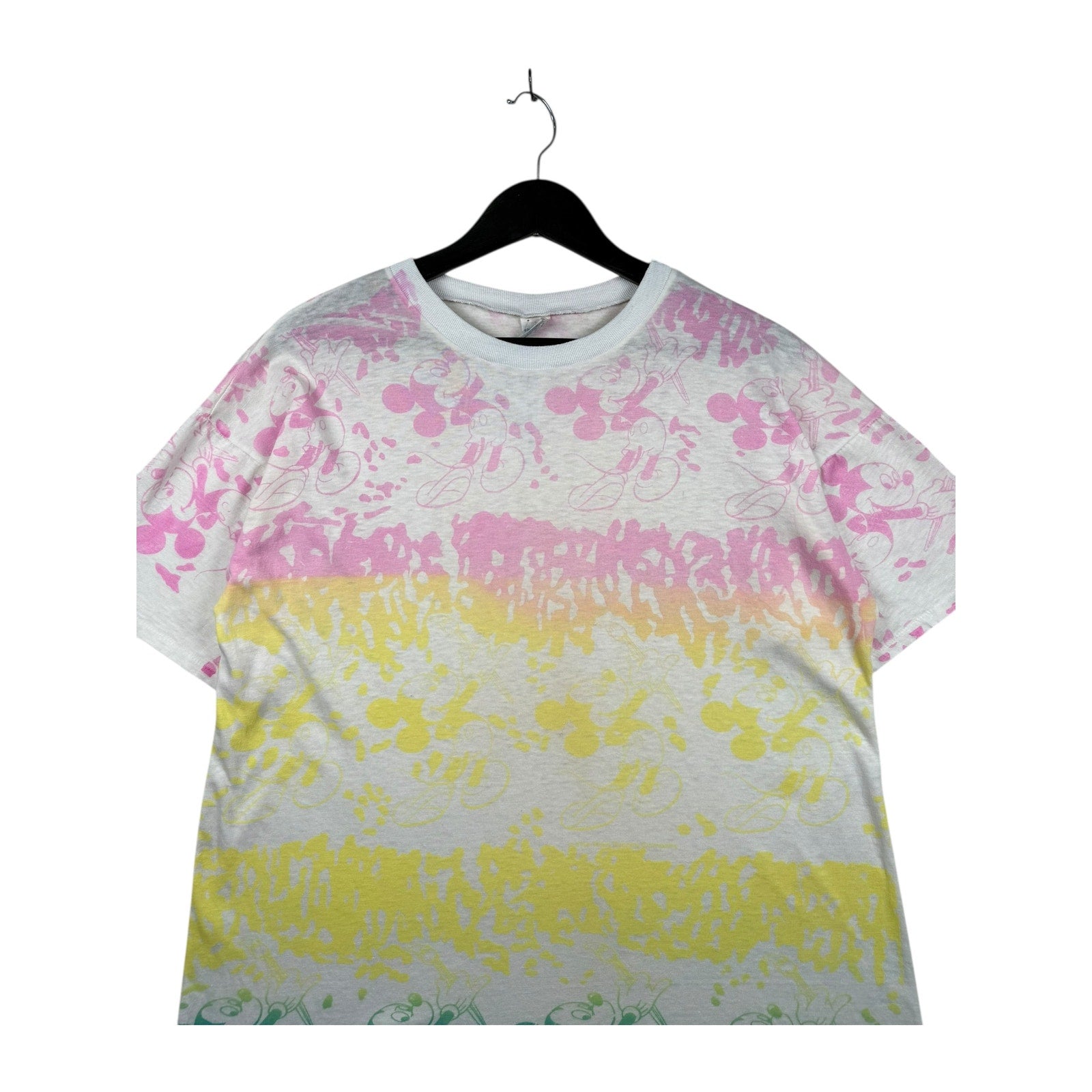 Vintage Disney Mickey Mouse Pastel Gradient T-Shirt