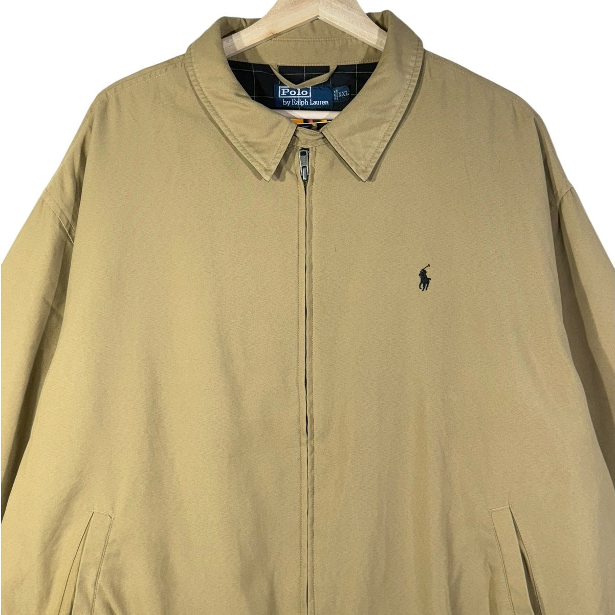 Vintage Polo Ralph Lauren Pony Logo Full Zip Harrington Jacket
