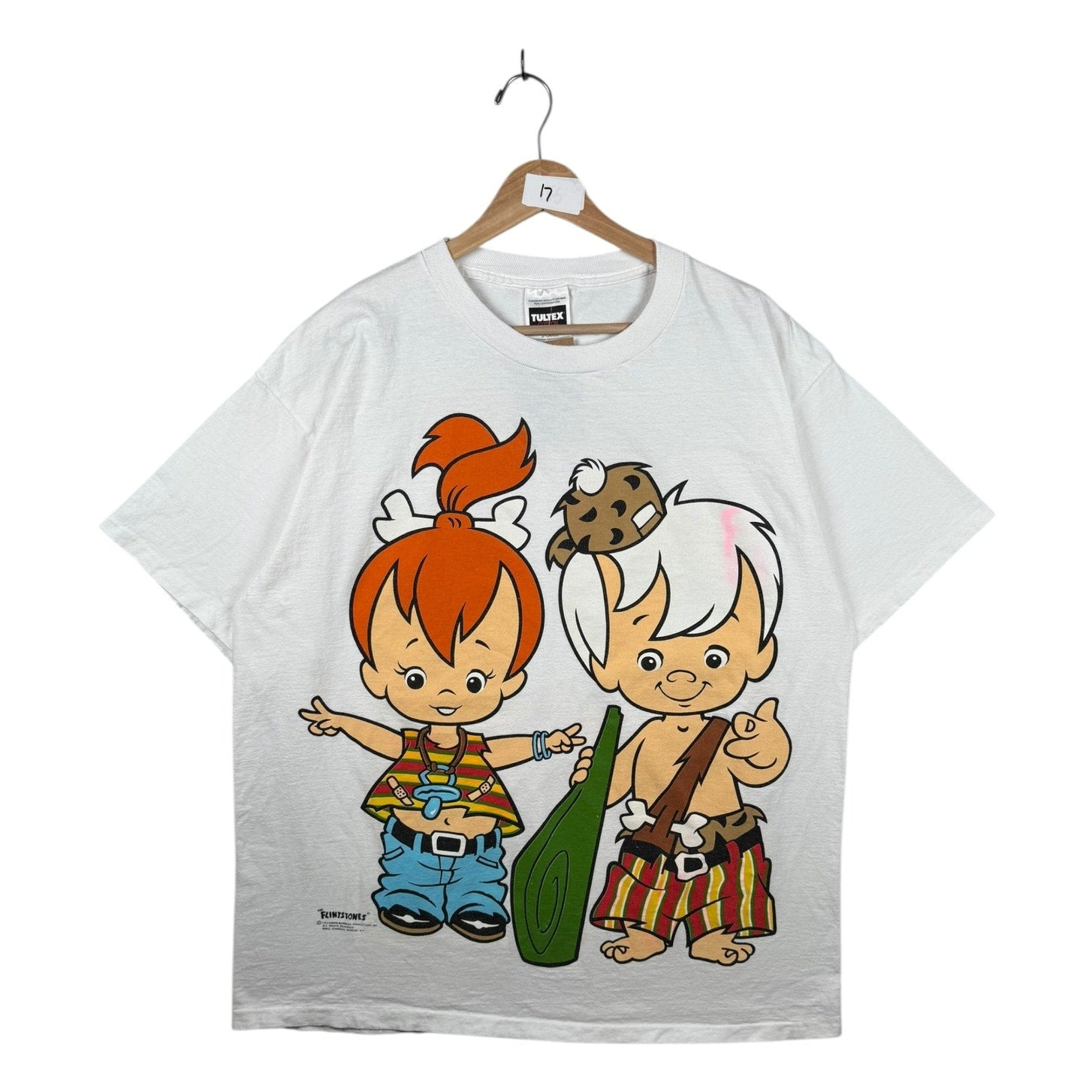 Vintage The Flintstones Cartoon Graphic T-Shirt
