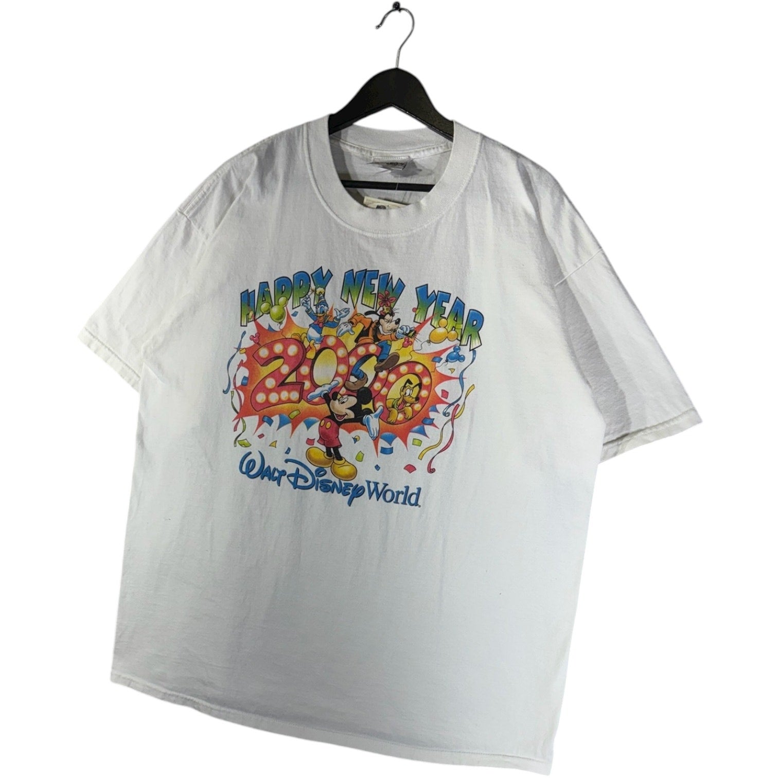 Vintage Disney Happy New Year Graphic T-Shirt