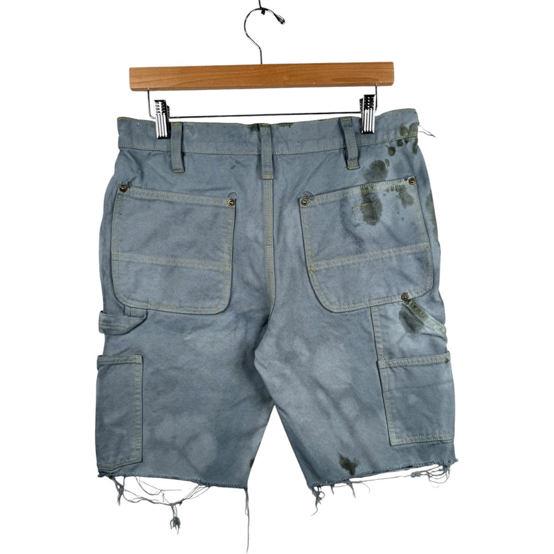 Vintage Carhartt Utility Cargo Denim Shorts 32