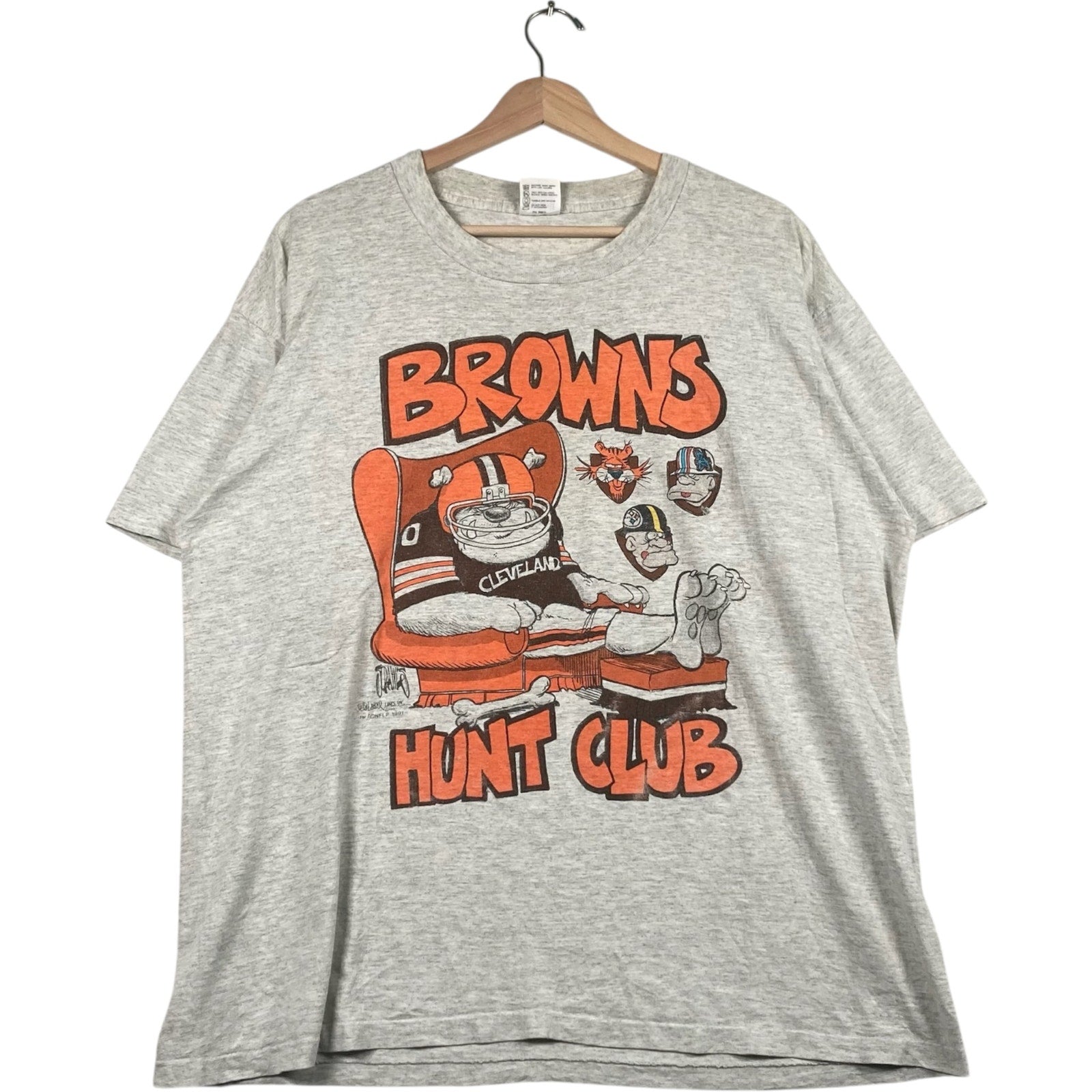 Vintage 1995 NFL Cleveland Browns "Hunt Club" Tee