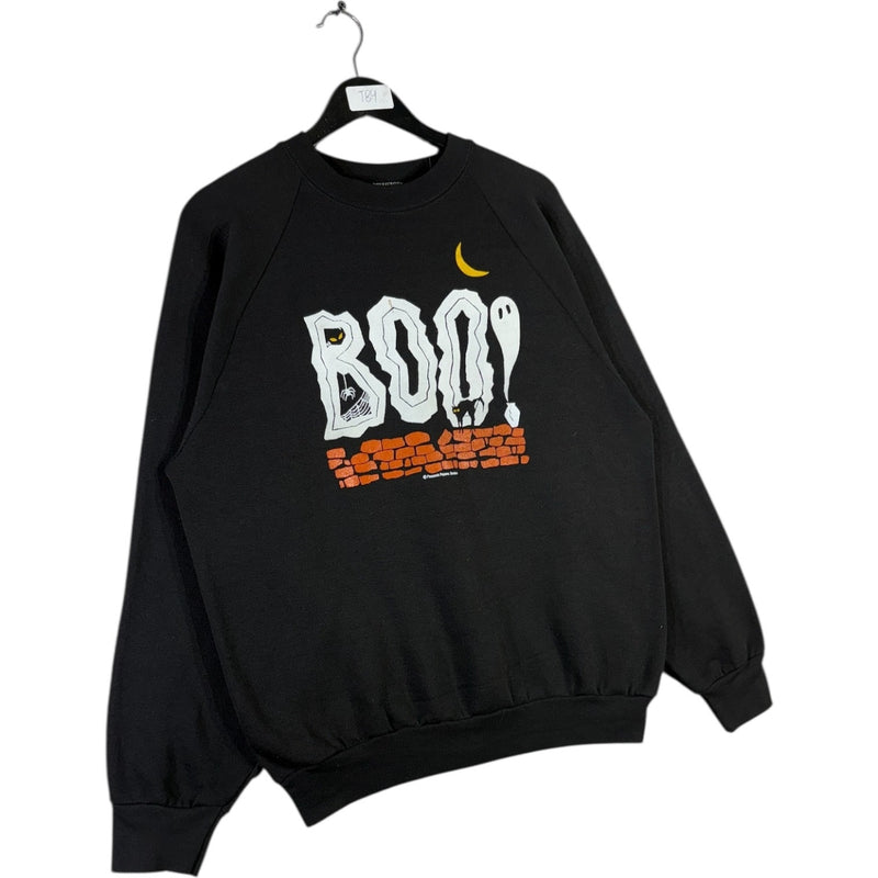 Vintage Boo Ghost Print Sweatshirt Crewneck