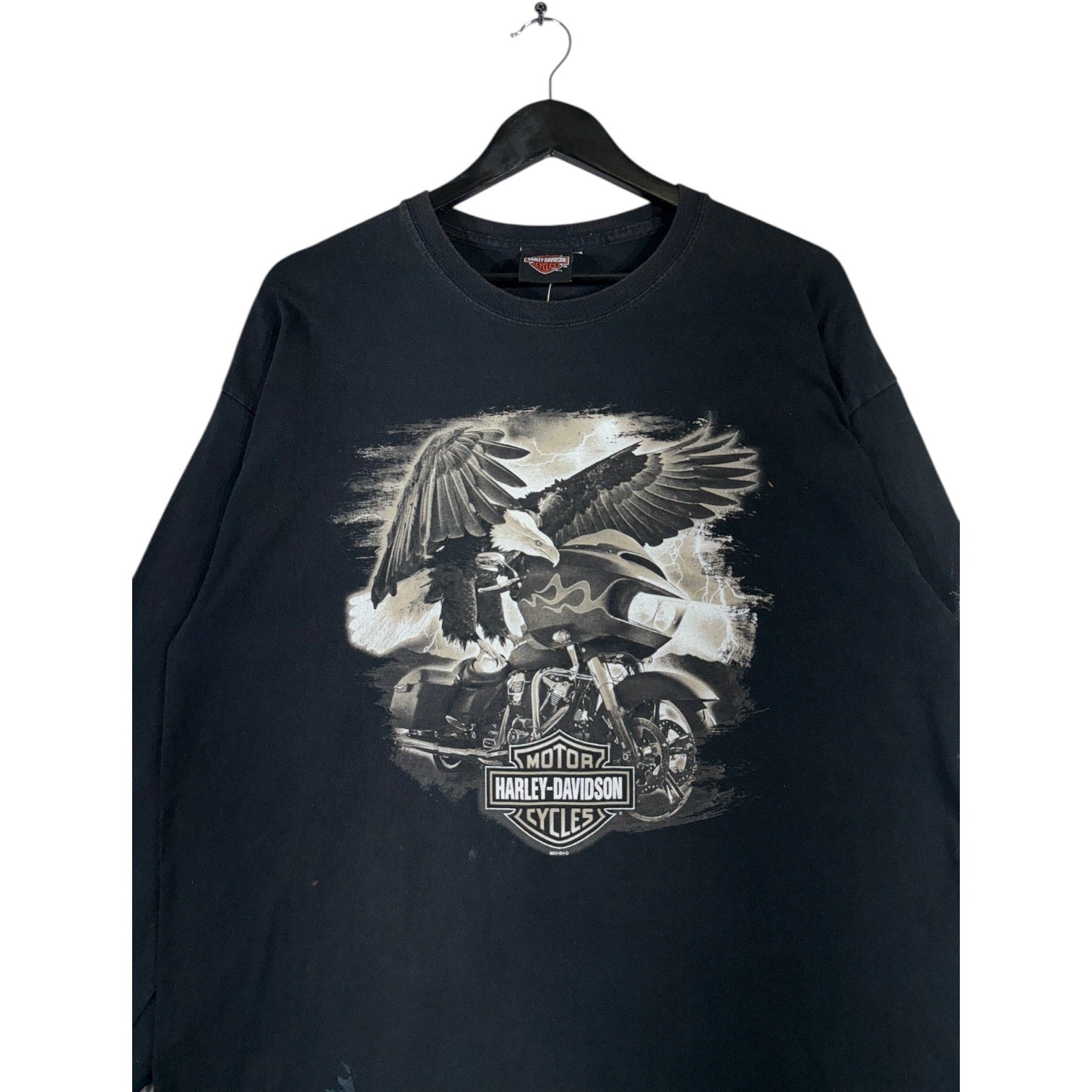 Vintage Harley Davidson Motorcycles New River Long Sleeve