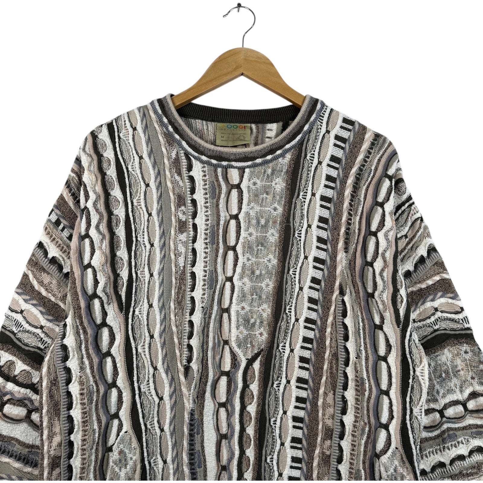 Vintage Coogi 3D Knit Textured Sweater