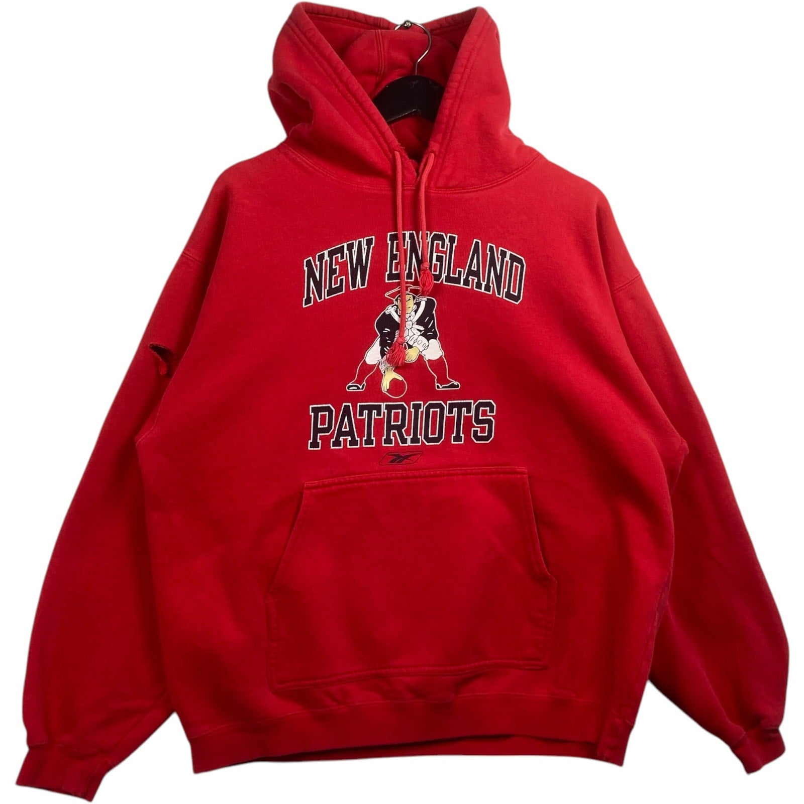 Vintage Reebok New England Patriots Mascot NFL Hoodie