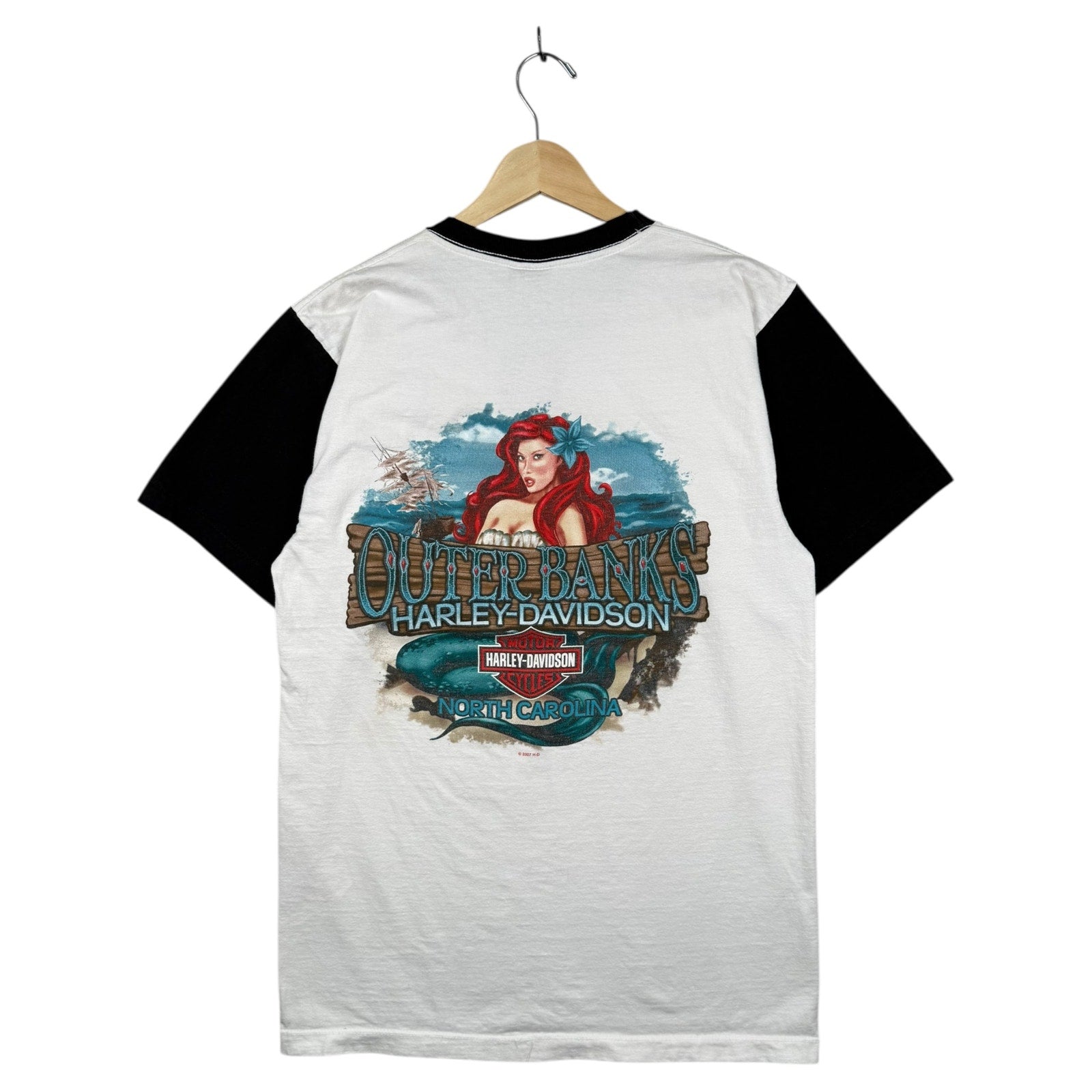 Vintage Harley Davidson Outer Banks North Carolina T-Shirt