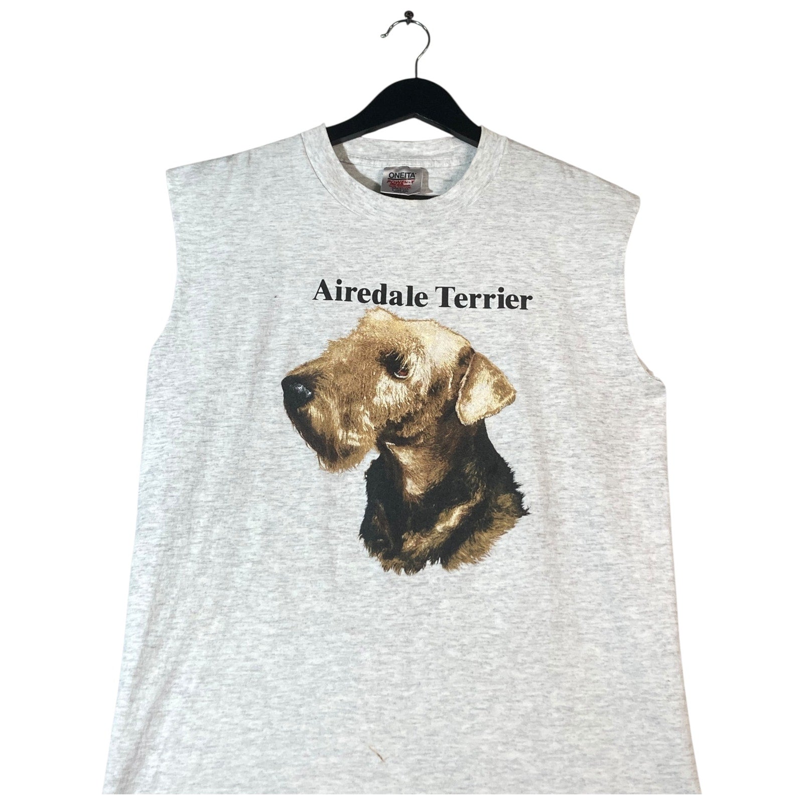 Vintage Oneita Airedale Terrier Tank Top