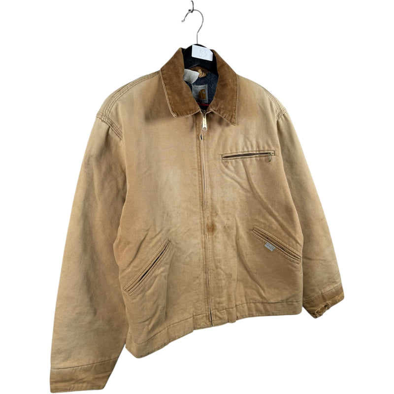 Vintage Carhartt Detroit Fleece Lined Workwear Jacket