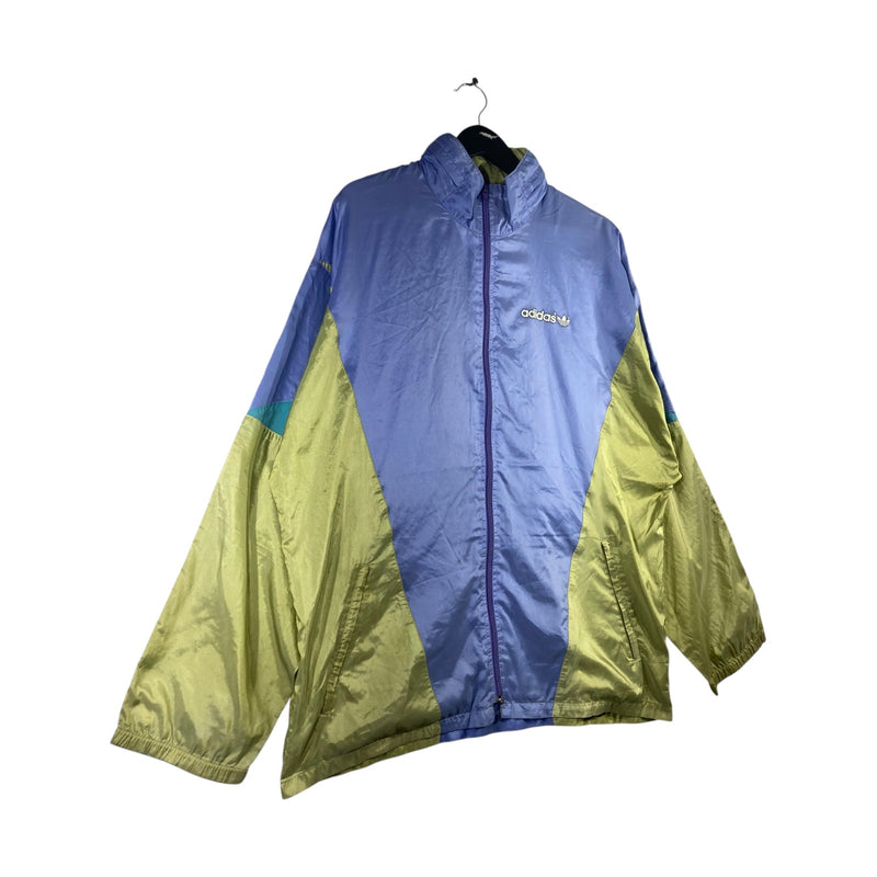 Vintage Adidas Color Block Full Zip Windbreaker Jacket