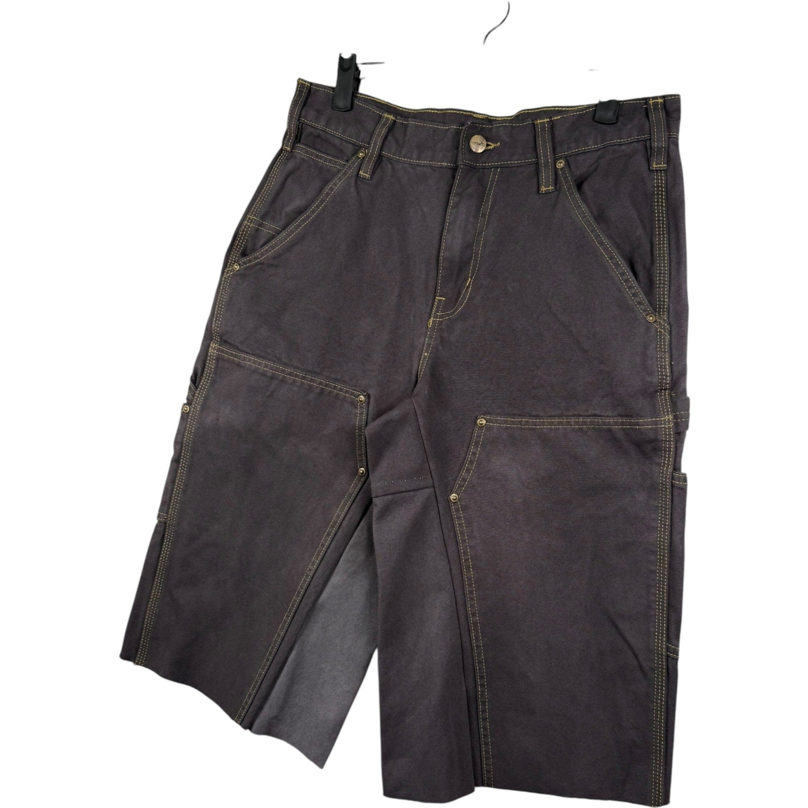 Vintage Carhartt Relaxed Raw Hem Carpenter Shorts 32
