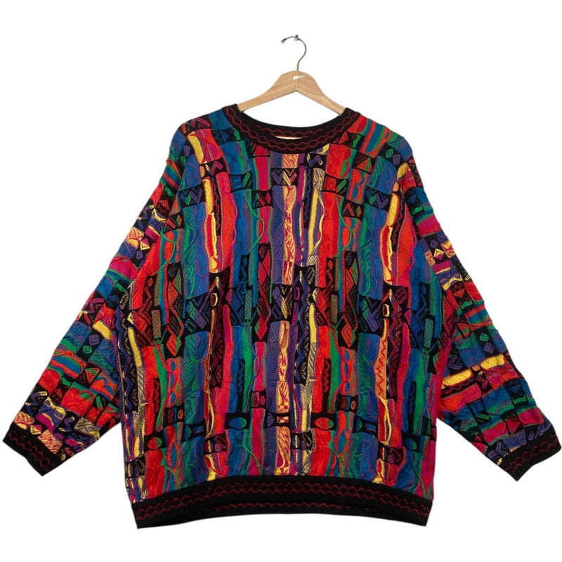 Vintage Coogi AOP Knit Crewneck Sweater