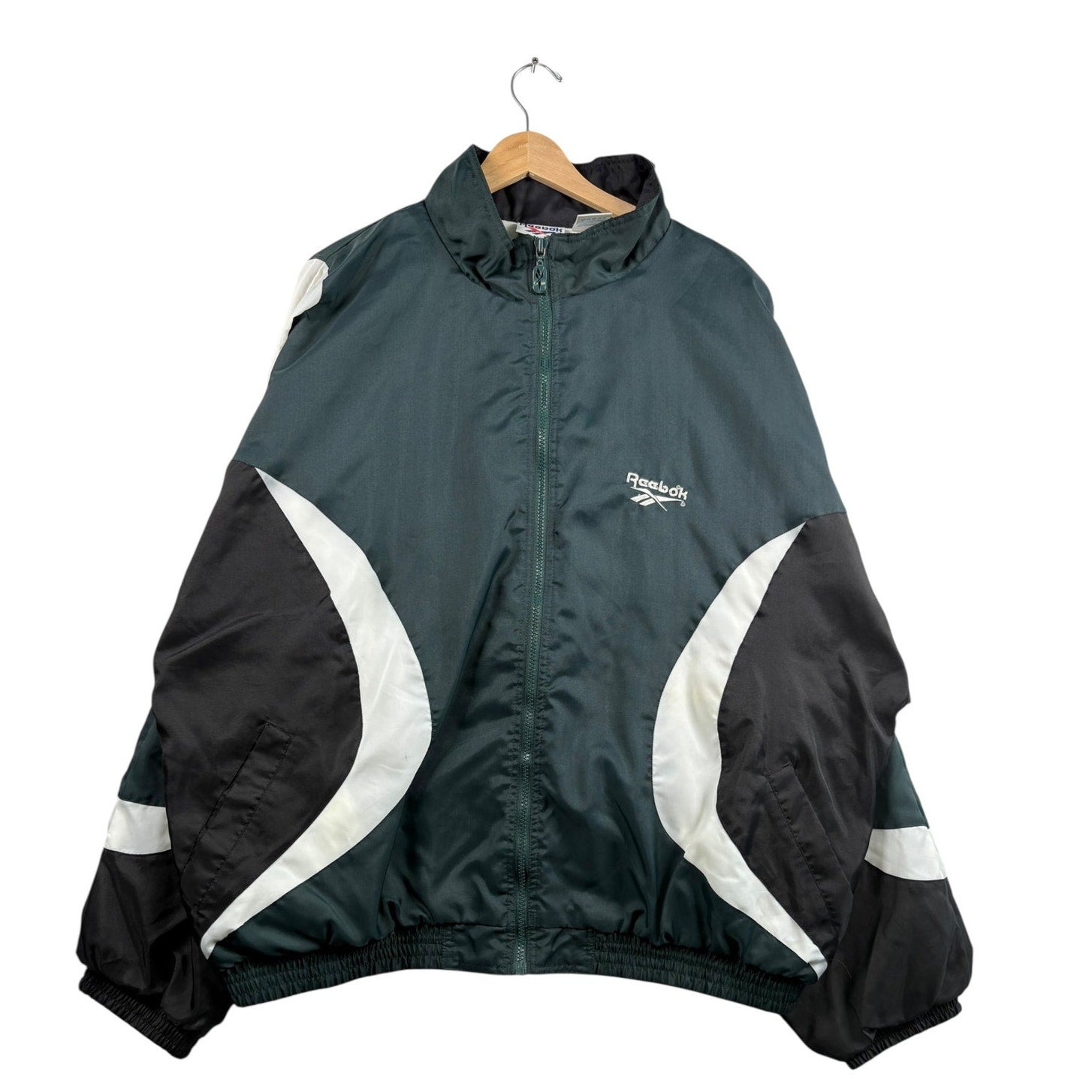Vintage Reebok Full Zip High Neck Windbreaker