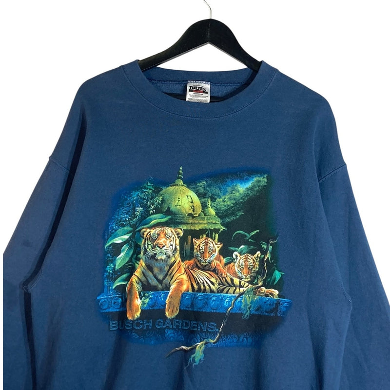 Vintage Busch Gardens Amusement Park Tigers Crewneck