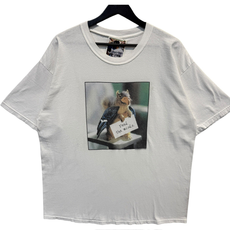 Vintage "Feed The Birds" Squirrel Tee