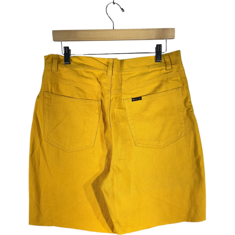 Vintage Wicked Wide Leg Denim Shorts