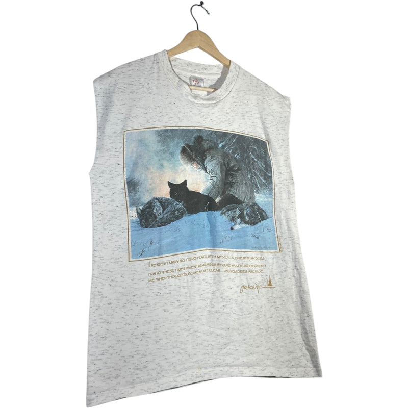 Vintage Tuff Tee Wolves Muscle Sleeves Tank Top