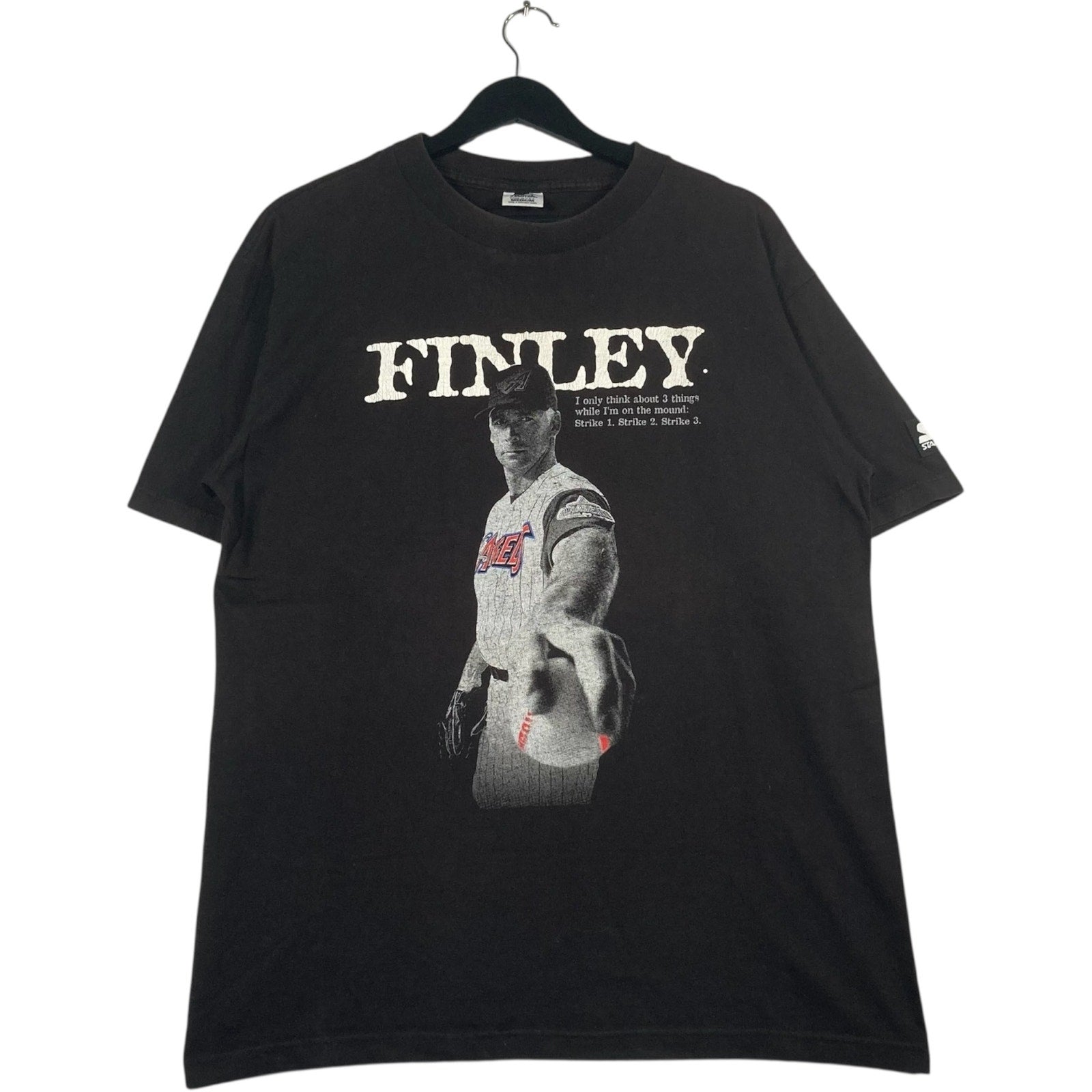 Vintage California Angels Chuck Finley MLB Player Tee
