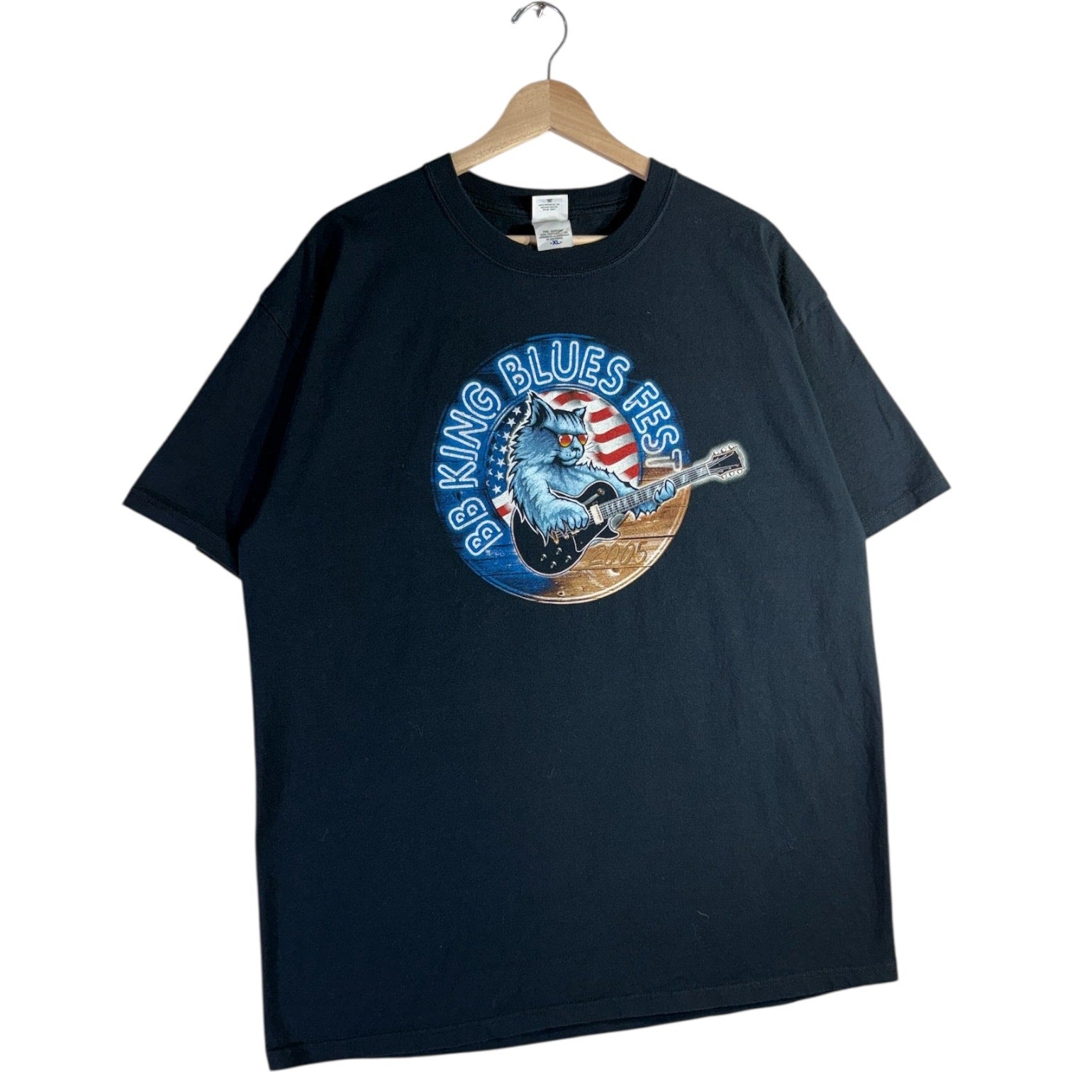 Vintage BB King Blues Fest Guitar Animal T-Shirt