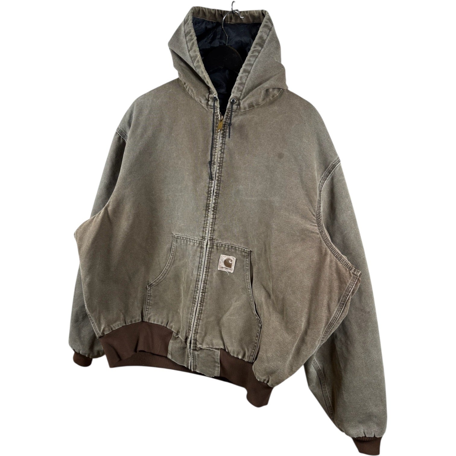 Vintage Carhartt Insulated Active Jac Hoodie Full Zip Jacket