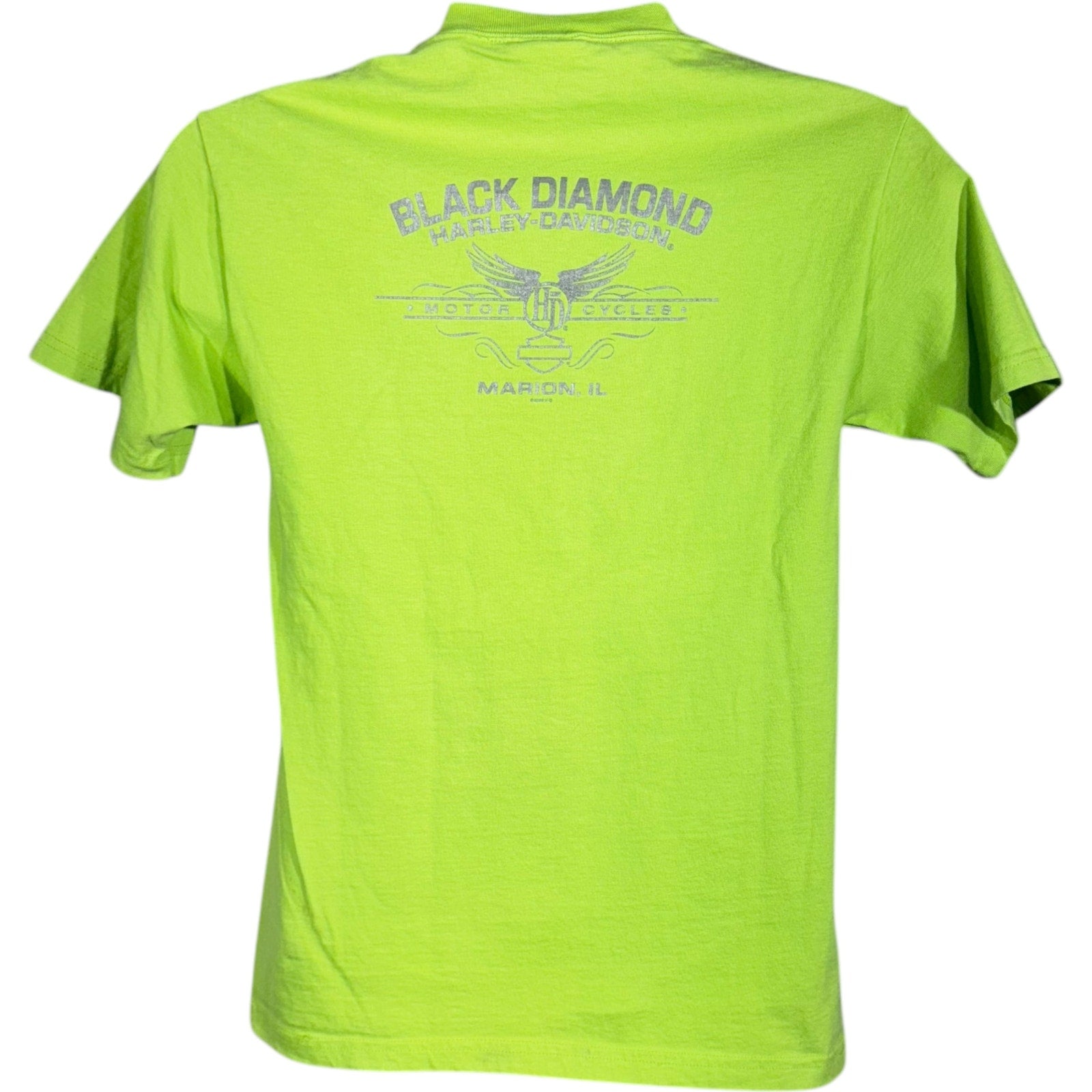 Vintage Harley Davidson "Black Diamond" Marion, IL Tee