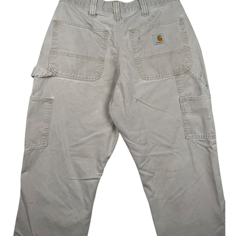 Vintage Carhartt Tribal Flame Patchwork Carpenter Pants 30