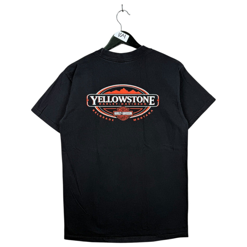Vintage Harley Davidson Yellowstone Montana T-Shirt