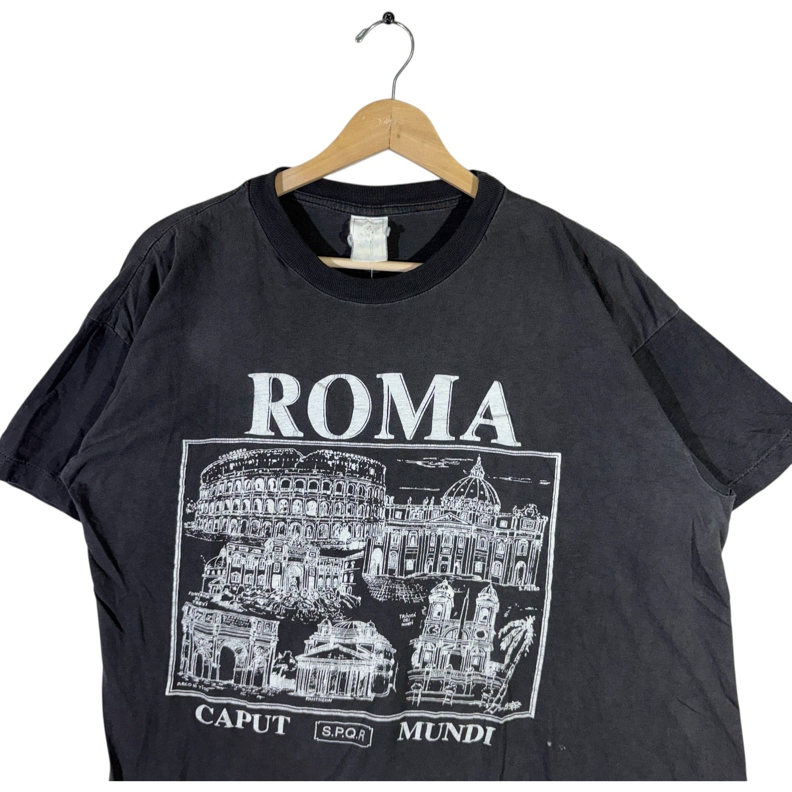 Vintage Roma Caput Mundi Monuments Souvenir Tee