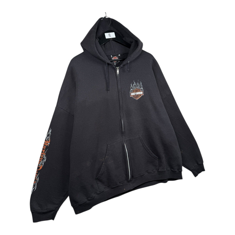 Vintage Harley Davidson Full Zip Hoodie