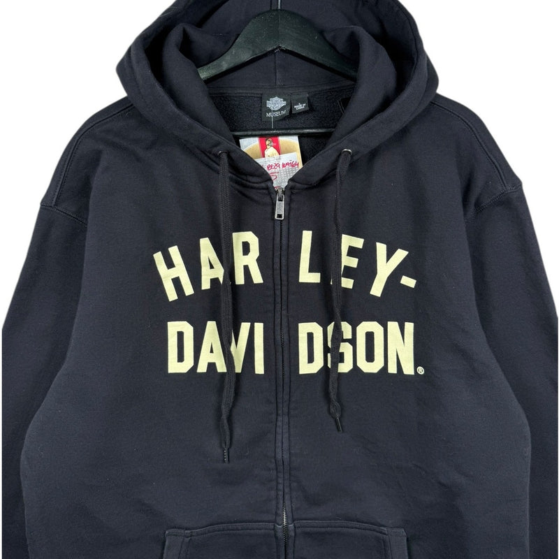 Vintage Harley Davidson Museum Milwaukee Zip Up Hoodie