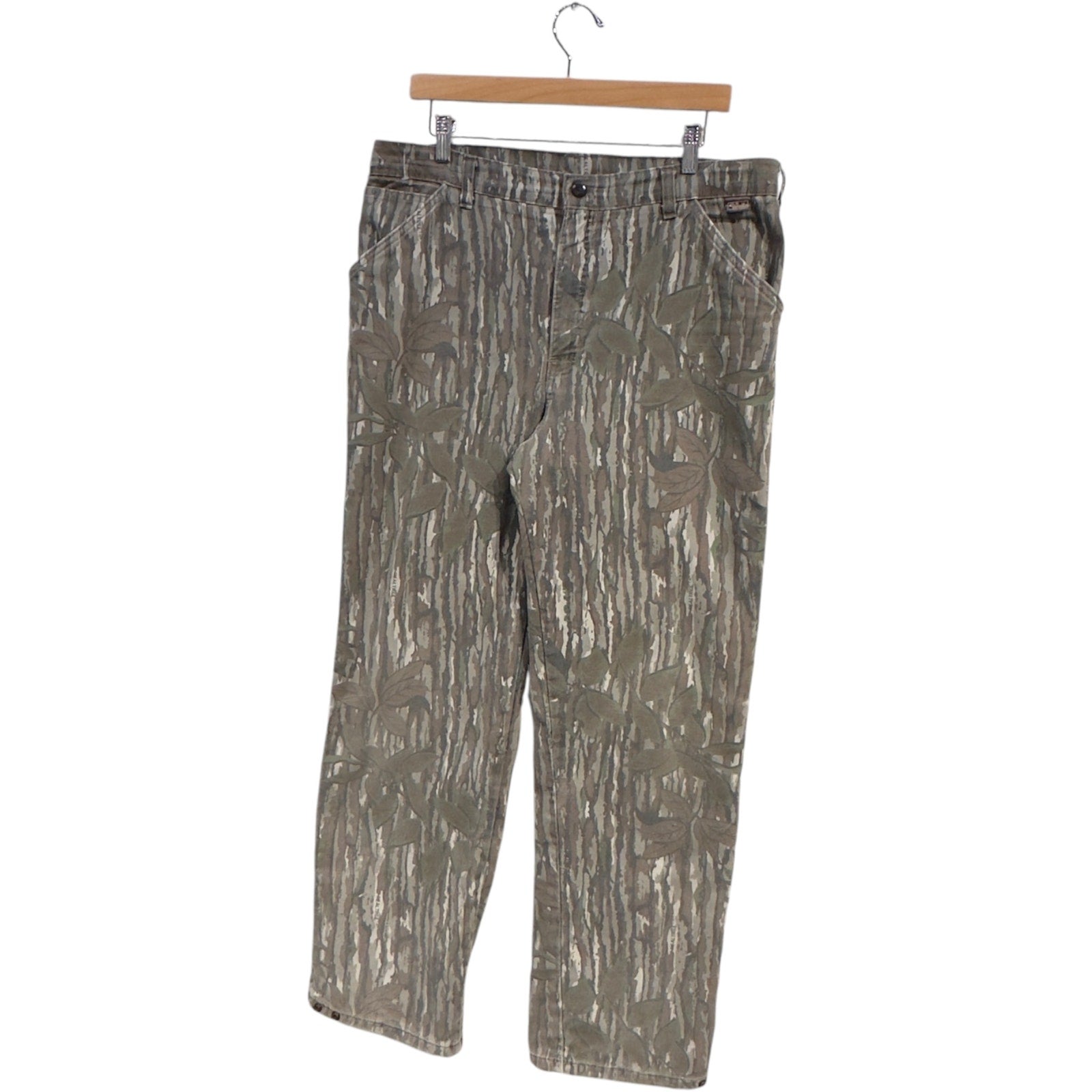 Vintage WALLS Blizzard Pruf Bottomland Camo Cargo Pants 36 x 30