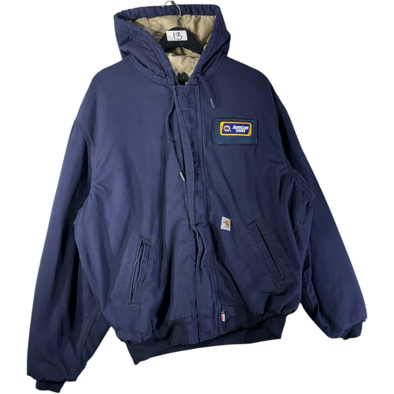 Vintage Carhartt Quilted Lined Hooded Workwear Jacket