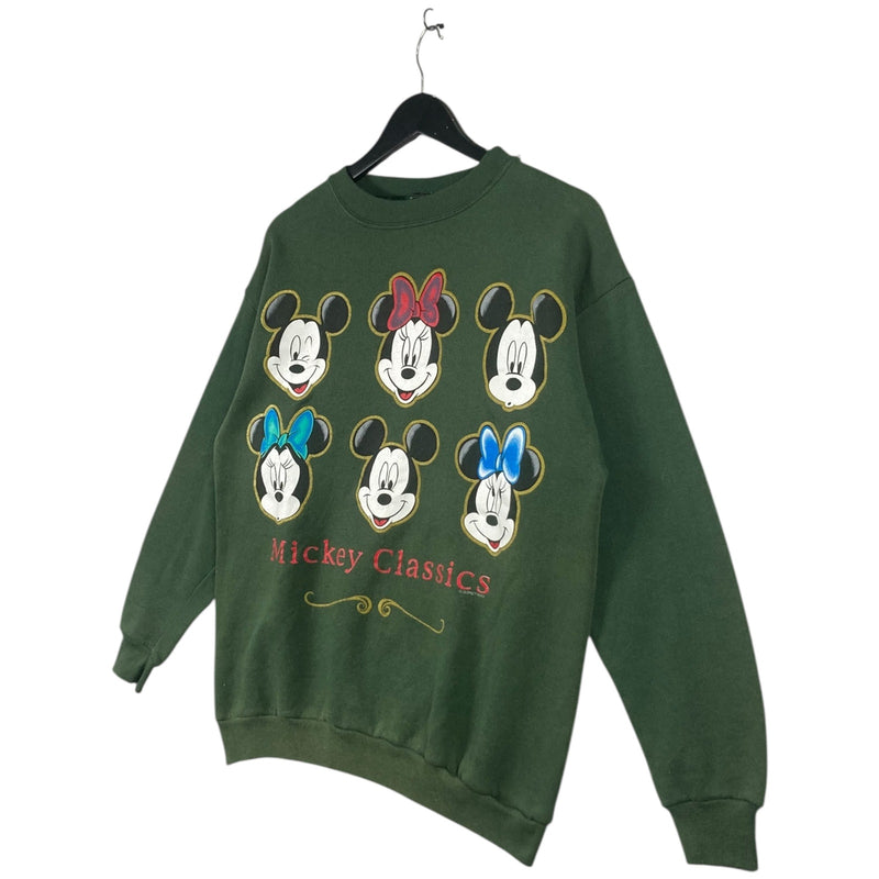 Vintage Disney Mickey Mouse Minnie Mickey Classics Crewneck
