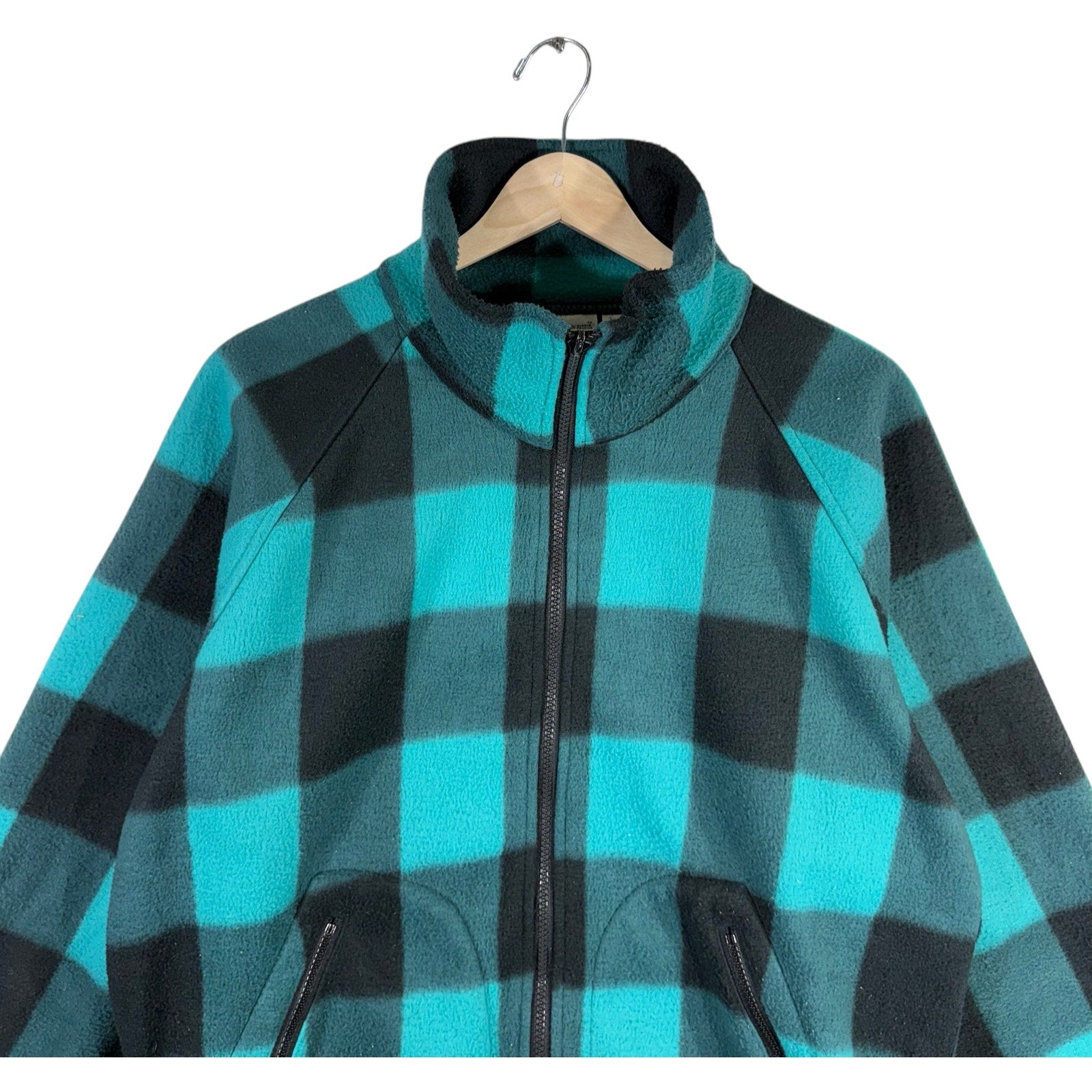 Vintage Columbia Bugaboo Plaid Full-Zip Fleece
