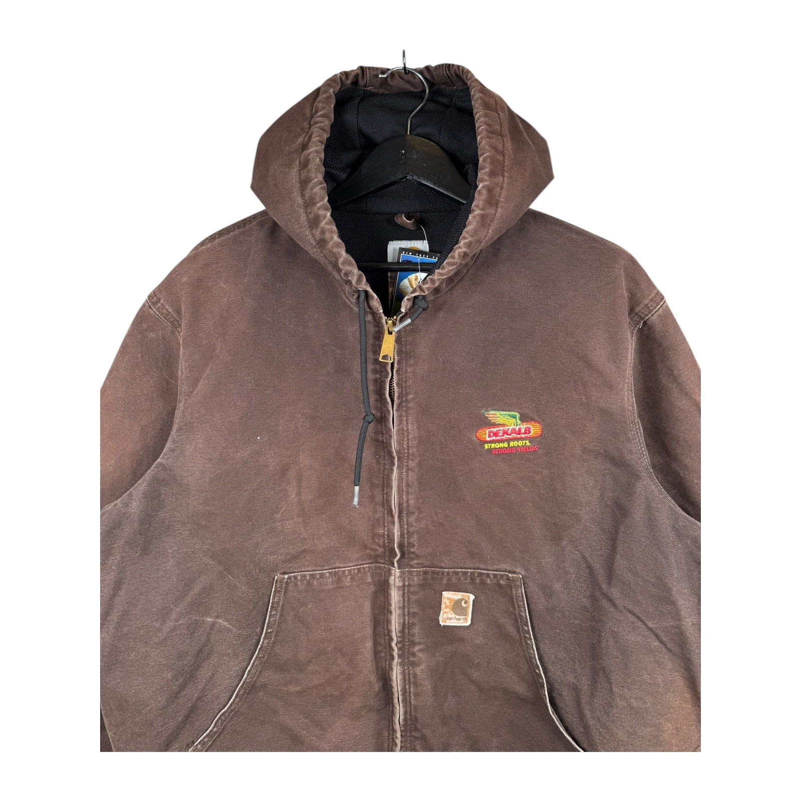 Vintage Carhartt Thermal Lined Full Zip Hoodie
