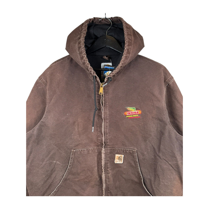 Vintage Carhartt Thermal Lined Full Zip Hoodie