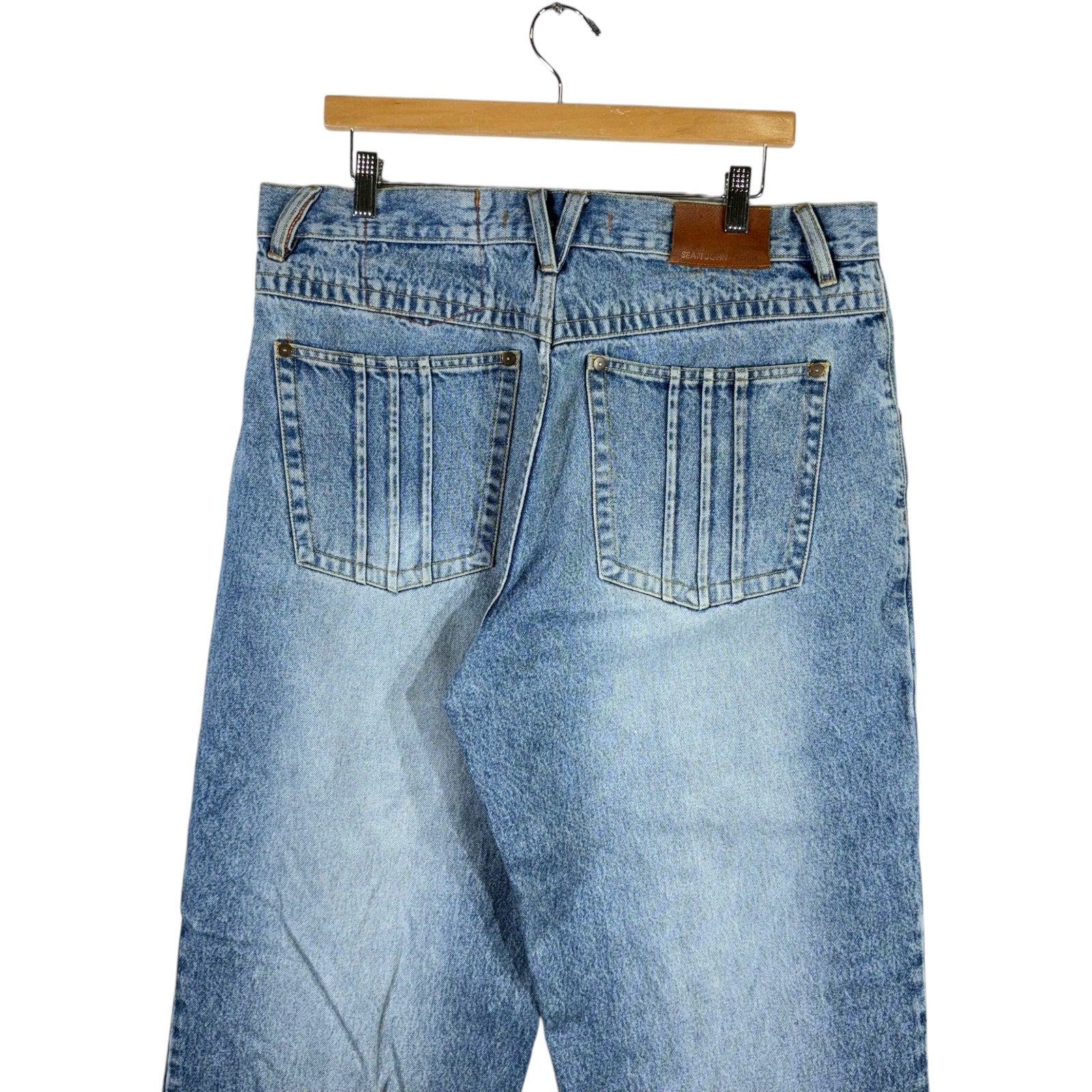 Vintage Sean John Baggy Bootcut Denim Jeans 36