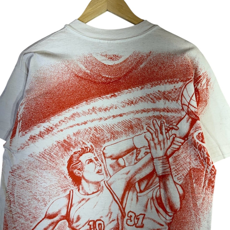 Vintage Syracuse Orangemen Basketball All Over Print T-Shirt