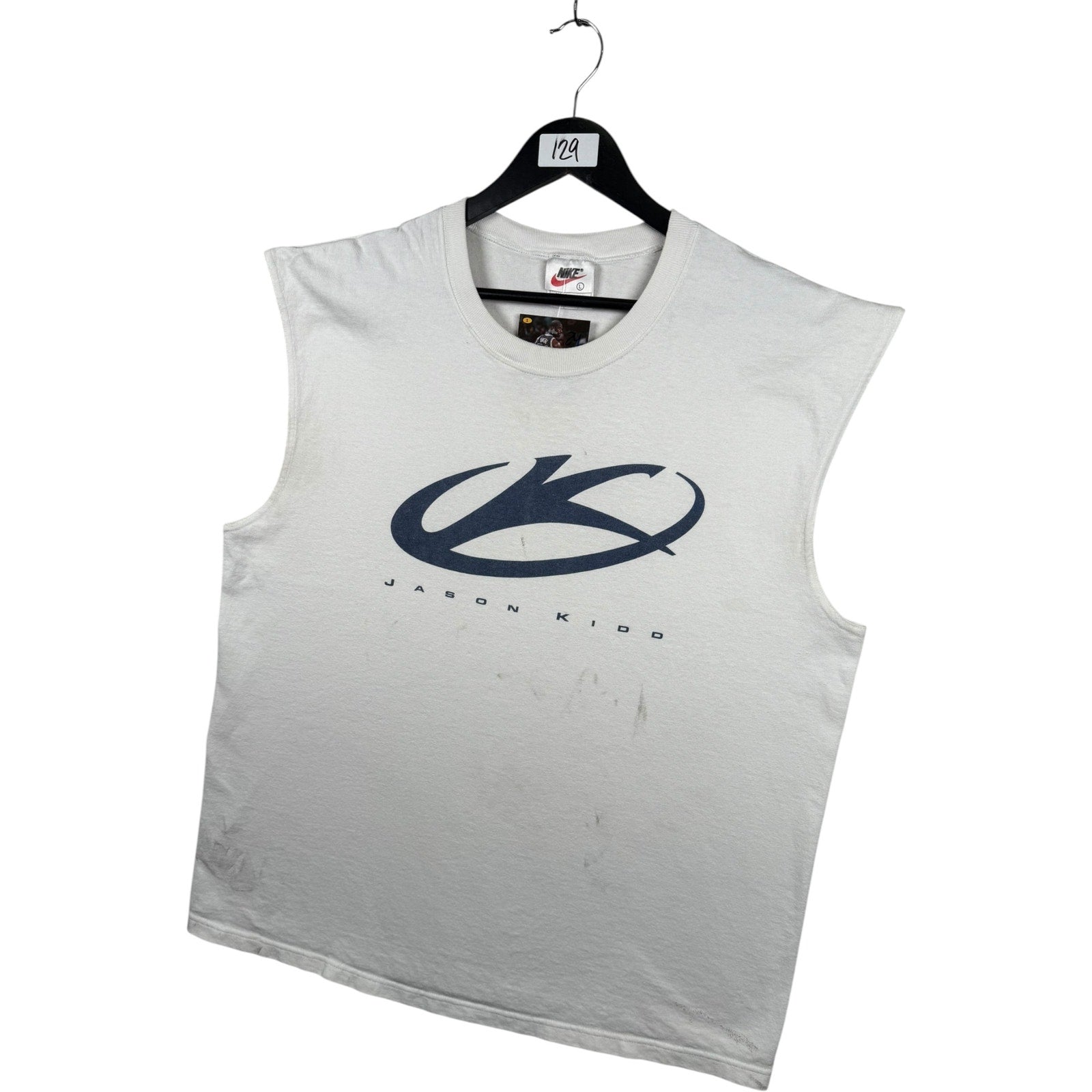 Vintage Nike Print Out Jason Kidd Tank Top