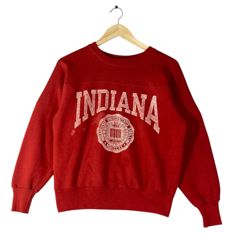 Vintage Champion Indiana University Hoosiers Crewneck Small