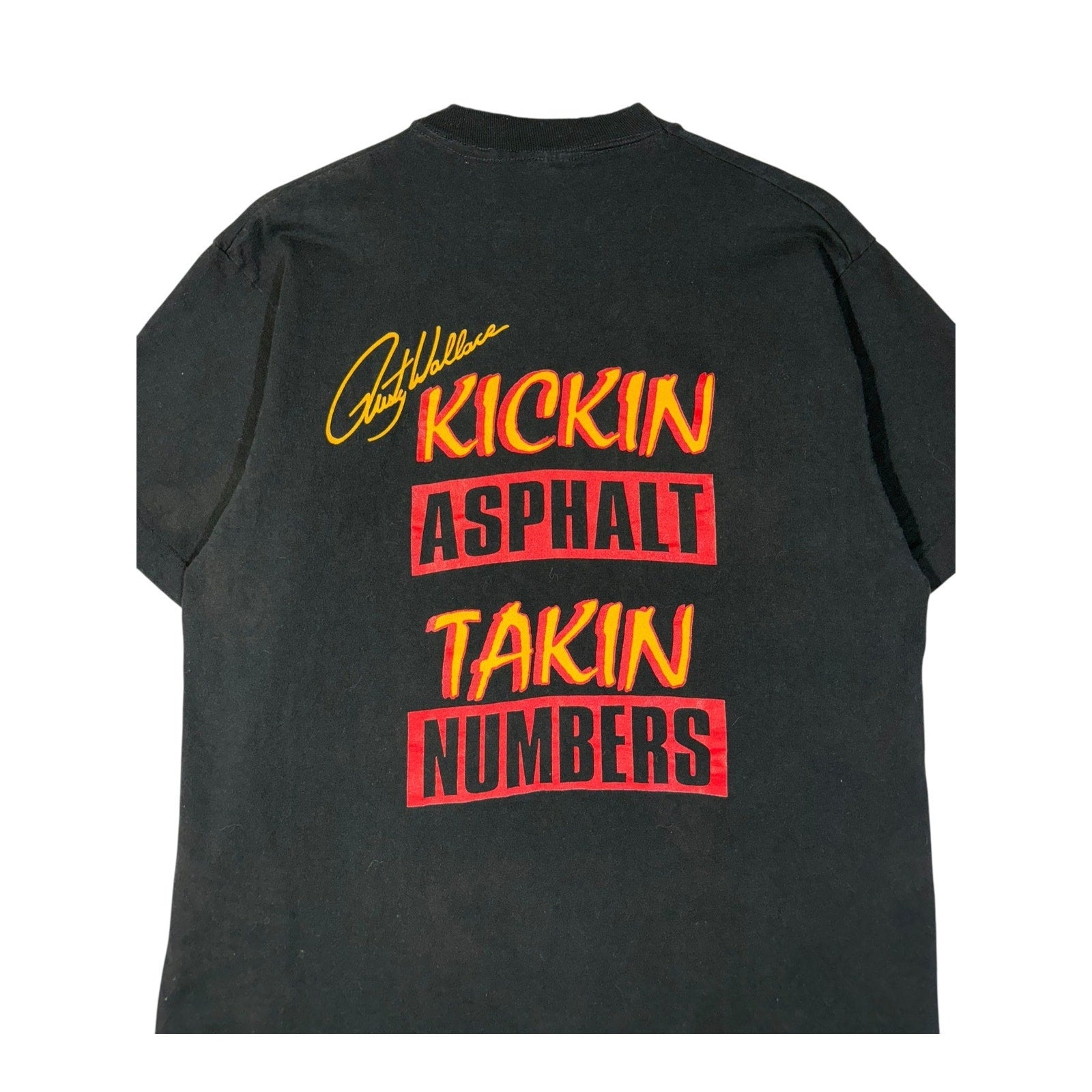 Vintage Rusy Wallace AOP NASCAR T-Shirt