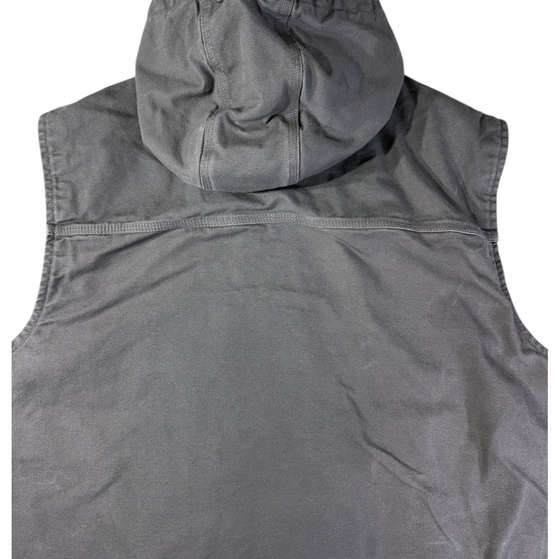 Vintage Carhartt Full Zip Hooded Workwear Vest