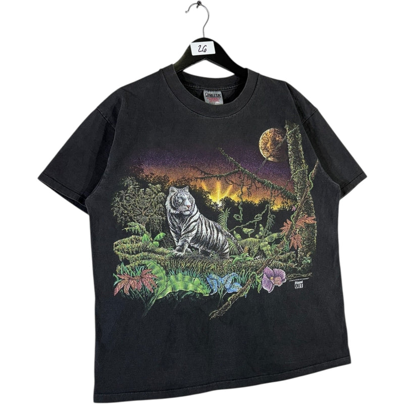 Vintage Stand Out Tiger Jungle Graphic T-Shirt