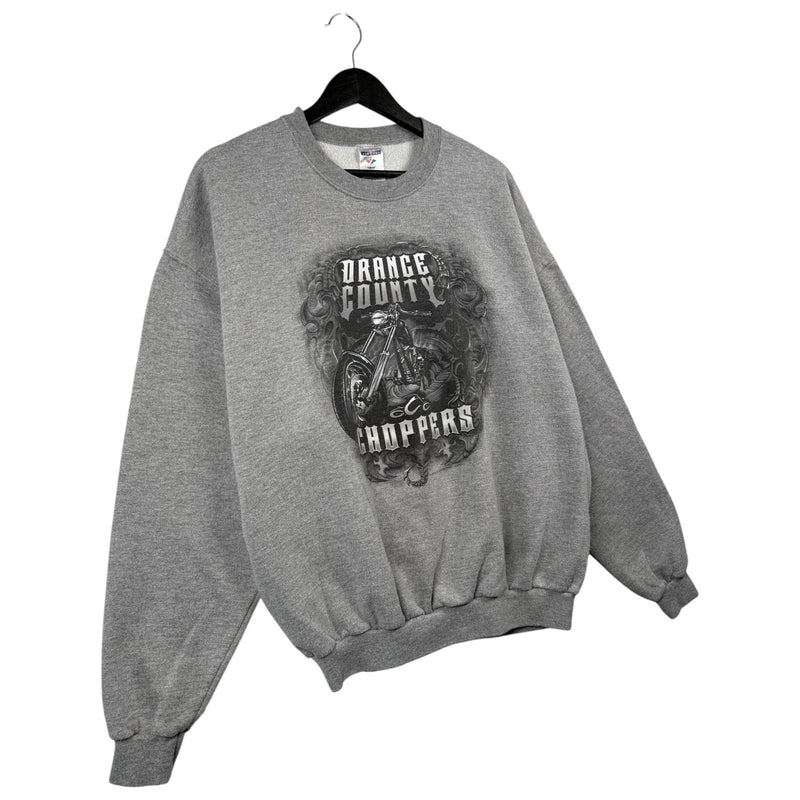 Vintage Orange County Choppers OCC Motorcycle Crewneck