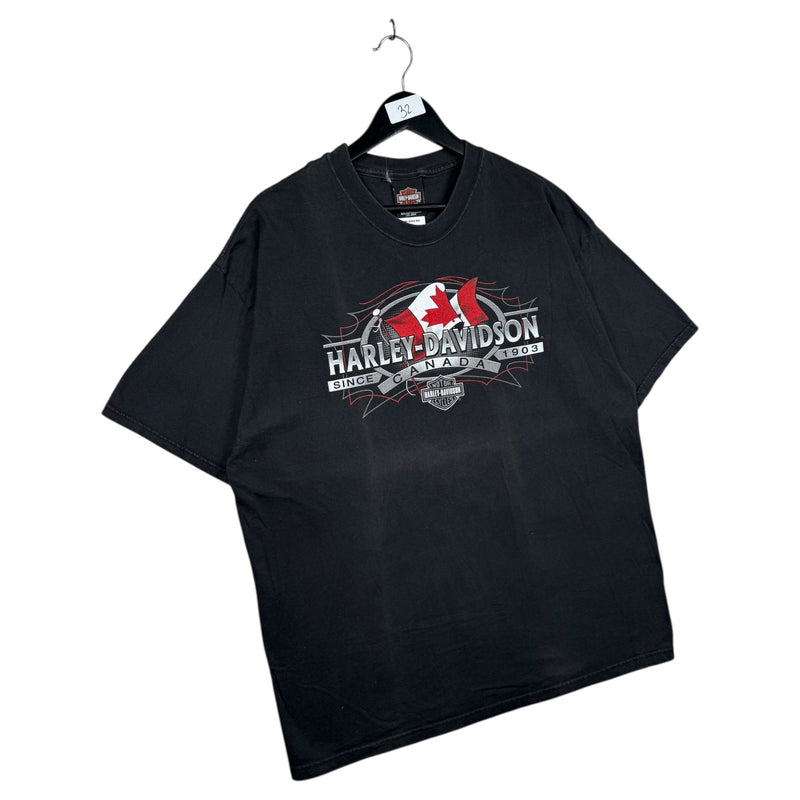 Vintage Harley Davidson Motorcycles Kitchener Canada T-Shirt