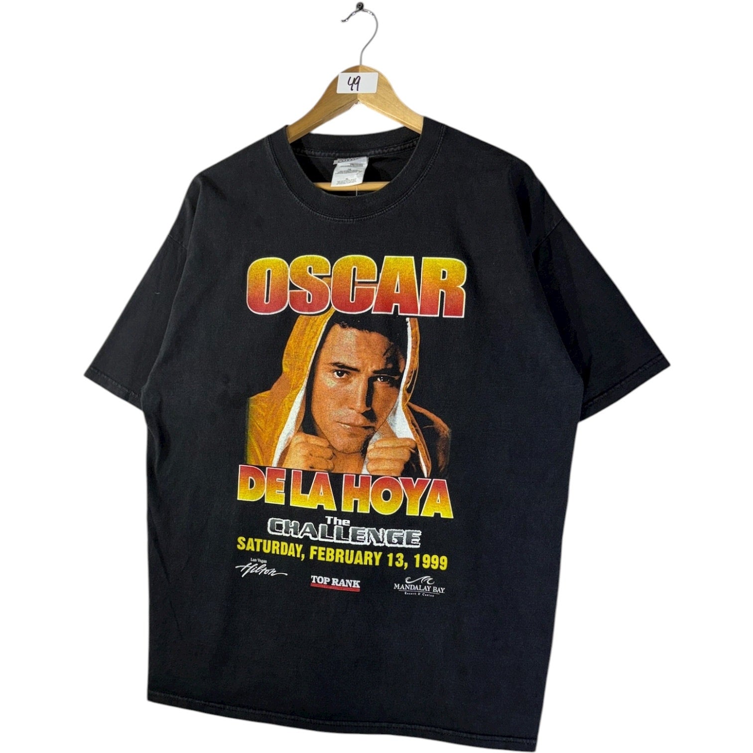 Vintage Oscar De La Hoya The Challenge 1999 Boxing T-Shirt