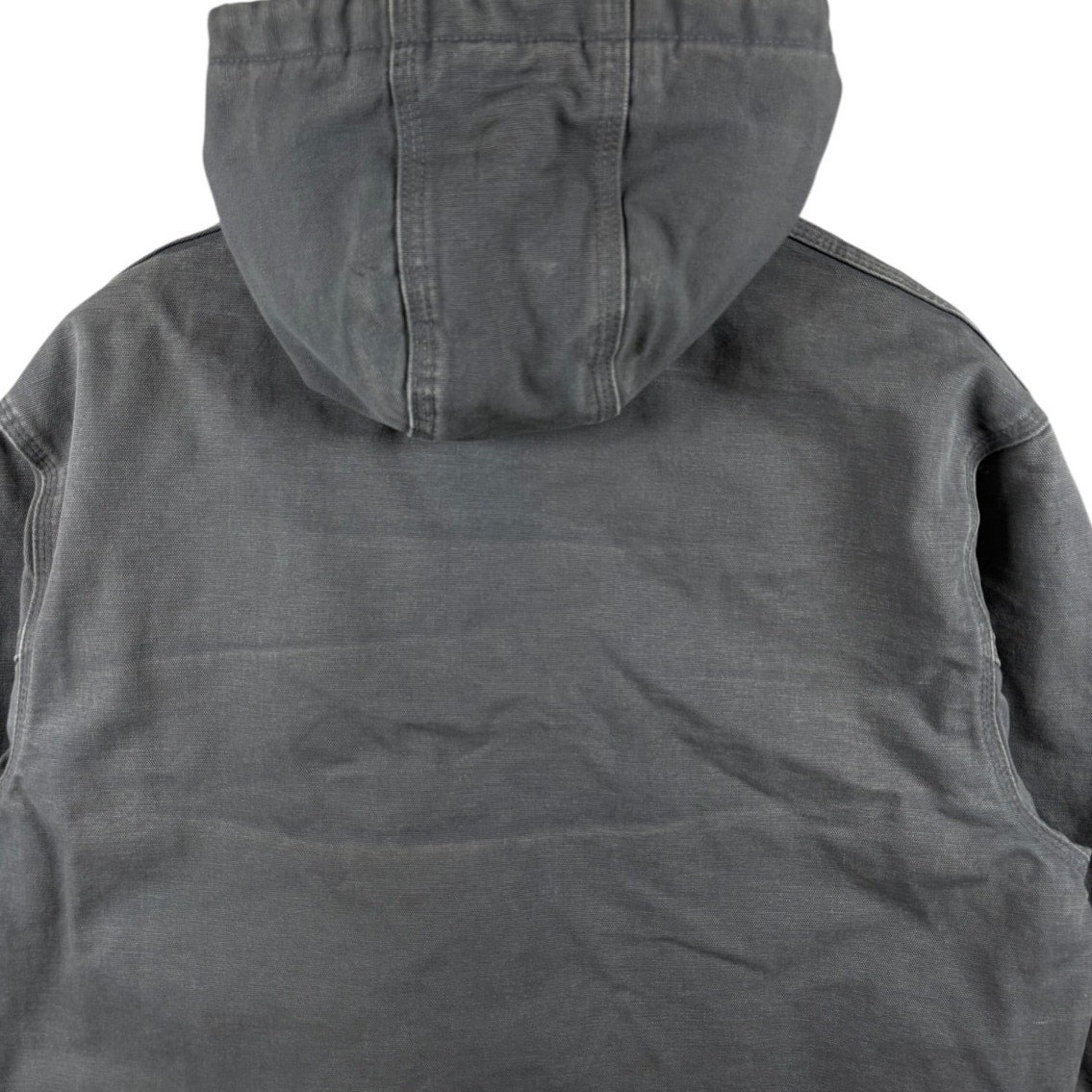 Vintage Carhartt Flannel Lined Hooded Full Zip Workwear Jacket